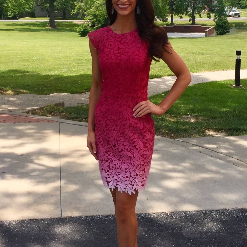 Pink Lace Dress